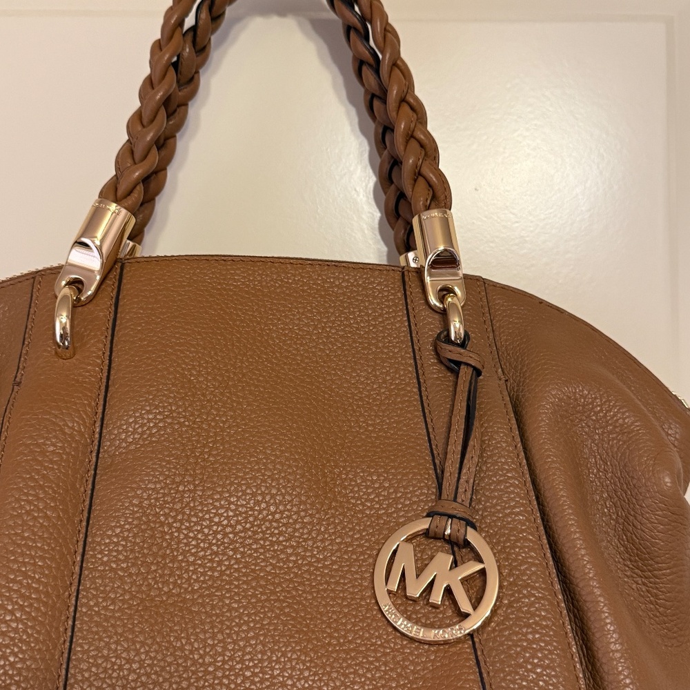 Michael Kors Leather Satchel - Picture 2 of 6